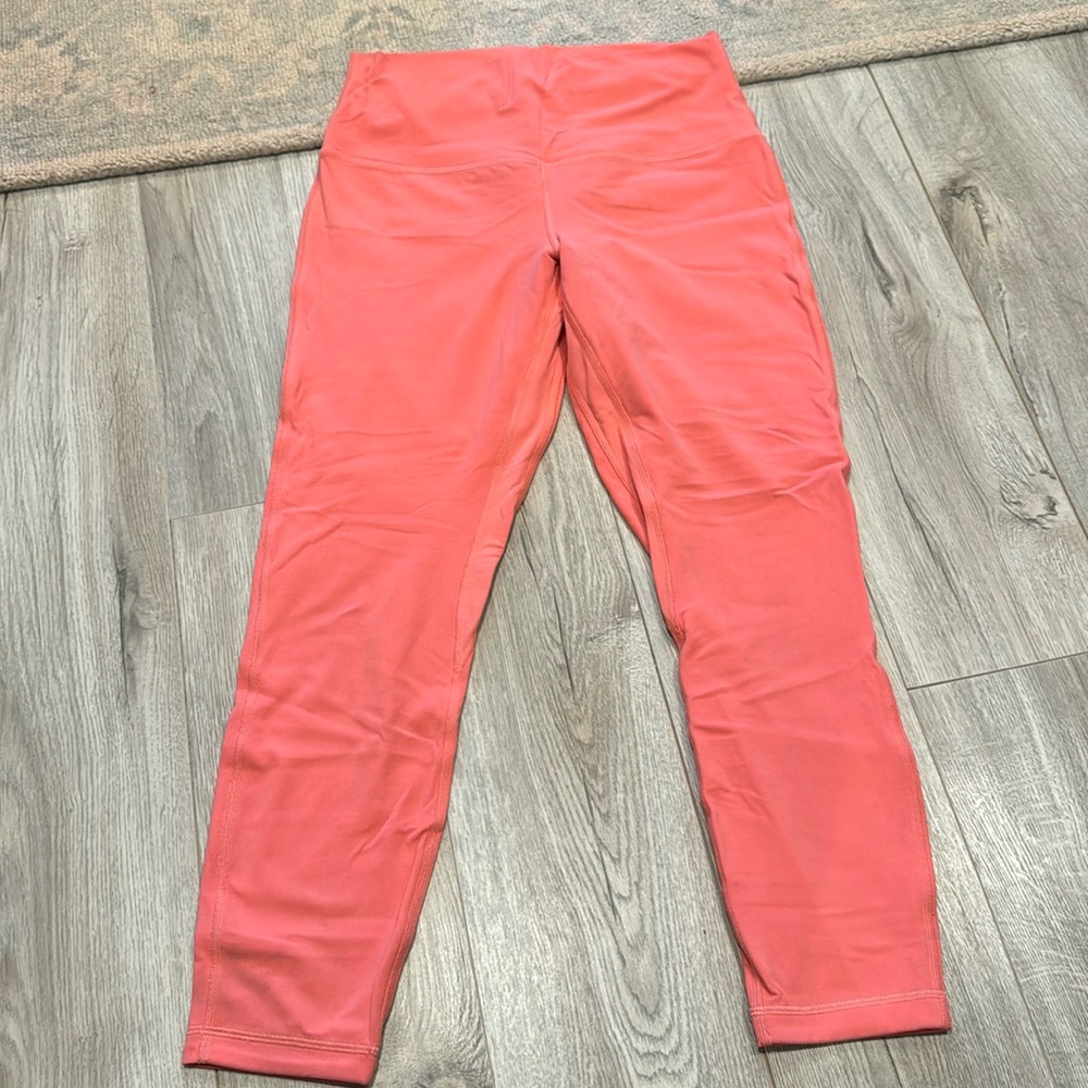 Lululemon pink align leggings size 10 25”